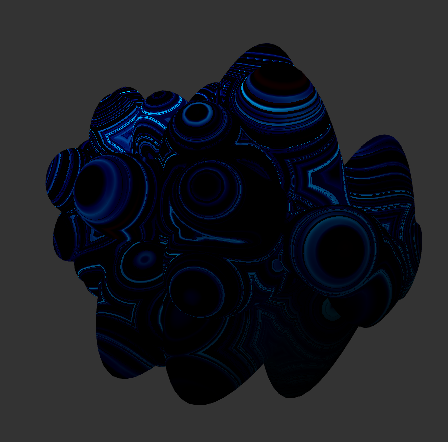 WebGL Procedural Technoblob